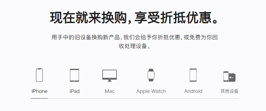 石柱苹果手机维修分享iPhone以旧换新的去处 