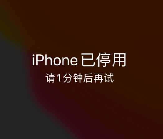 石柱苹果手机维修分享:iPhone 显示“不可用”或“已停用”怎么办？还能保留数据吗？ 