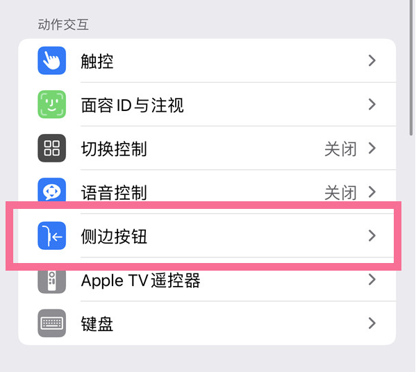 石柱苹果14维修店分享iPhone14 Plus侧键双击下载功能关闭方法 