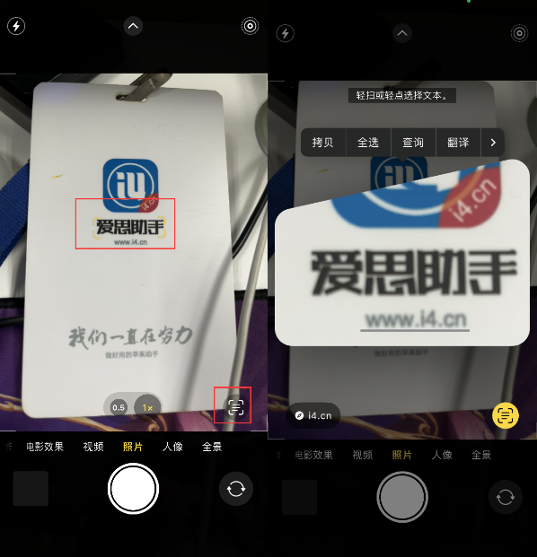 石柱苹果手机维修分享升级iOS 16后如何通过相机翻译文本 