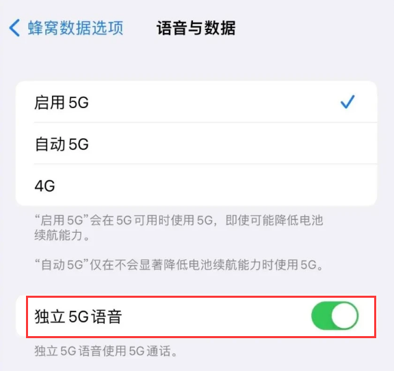 石柱苹果14维修分享iPhone 14 Pro如何开启VoNR 