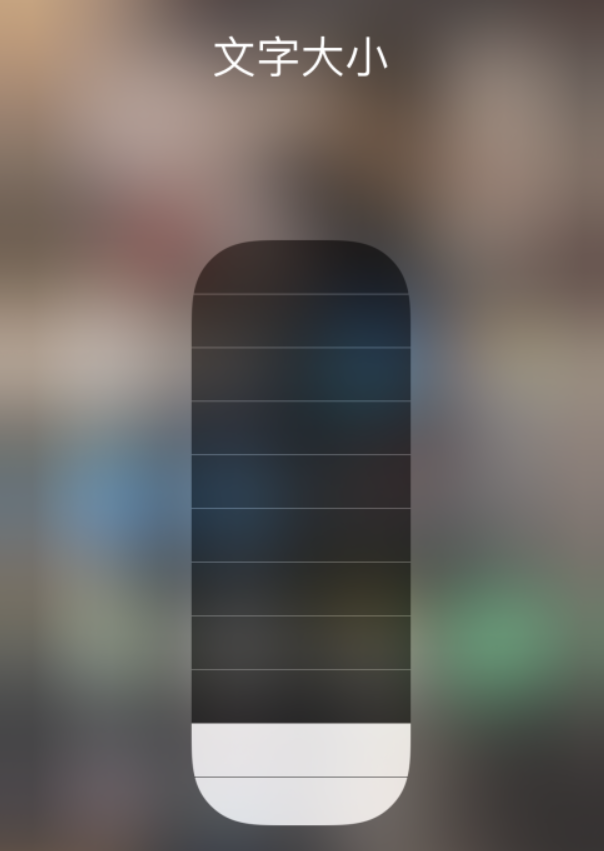 石柱苹果手机维修分享小技巧：在 iPhone 控制中心快速调节字体大小 